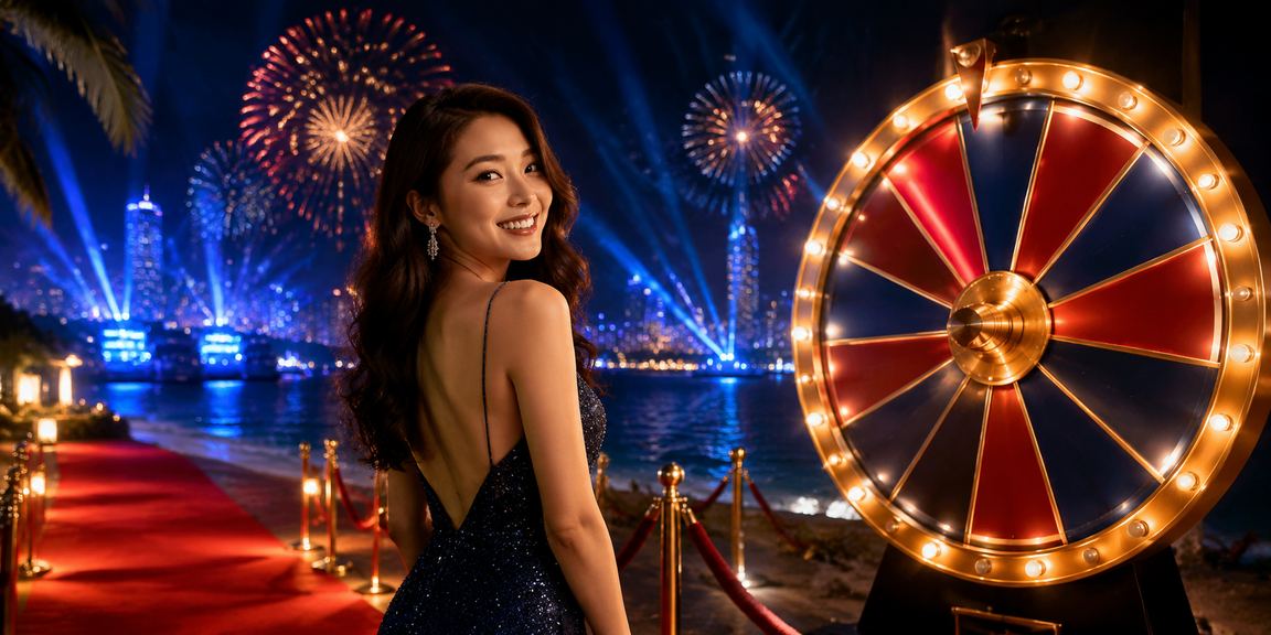 Bãi biển Vũng Tàu với không khí giải trí casino roulette sôi động về đêm